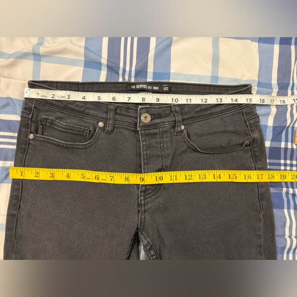 Lip Service Rockstar Bootcut Men’s Black Jeans Sz32 Punk Goth - Picture 6 of 14